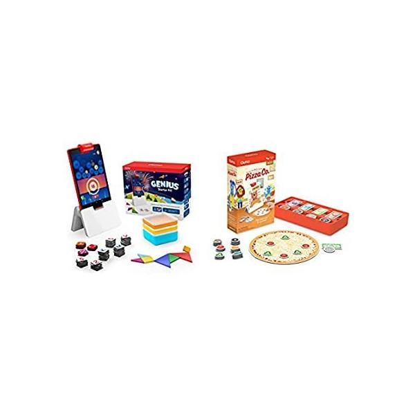 Osmo - Genius Kit for Fire Tablet - 5 Hands-On Learning Games (Ages 6-10) + sAi