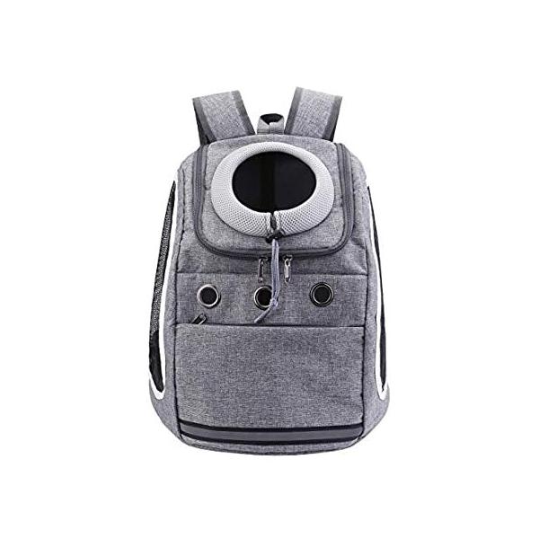 Mogoko Comfortable Dog Cat Carrier Backpack, Puppy Pet Front Pack with Brea sAi