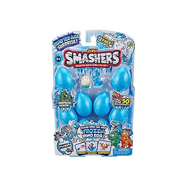 Smashers Dino Ice Age 12-Pack Smash Eggs by ZURU (7458-S001) , Blue ���s�A���i