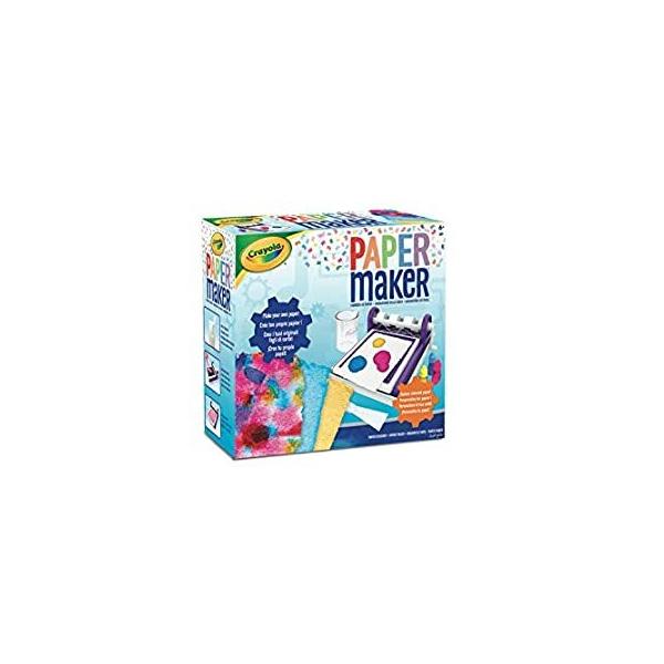 Crayola Paper Maker, Paper Making DIY Craft Kit, Gift for Kids, 7, 8, 9, 10