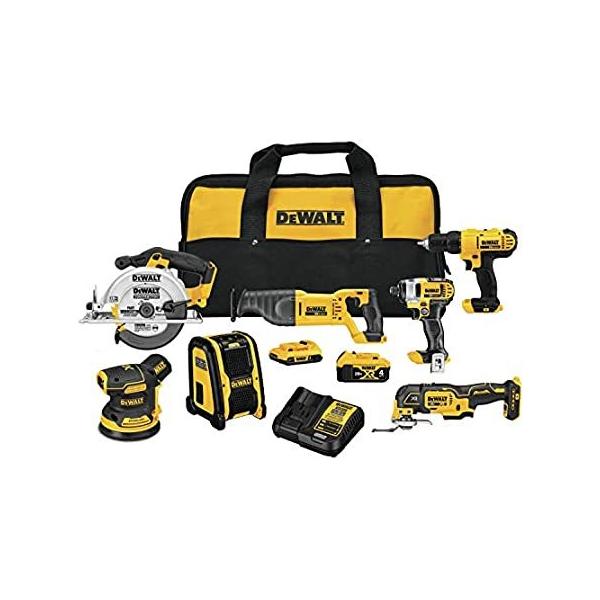 DEWALT 20V MAX Cordless Drill Combo Kit , 7-Tool (DCK771D1M1)