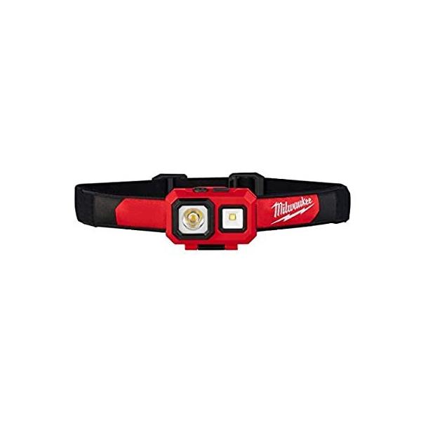 Milwaukee 2104 Spot Flood 450 Lumens Adjustable Hard Hat Headlamp Light