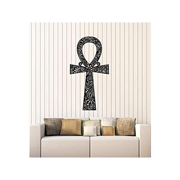 Vinyl Wall Decal Egyptian Cross Ancient Symbol Amulet Ankh Stickers Mural L