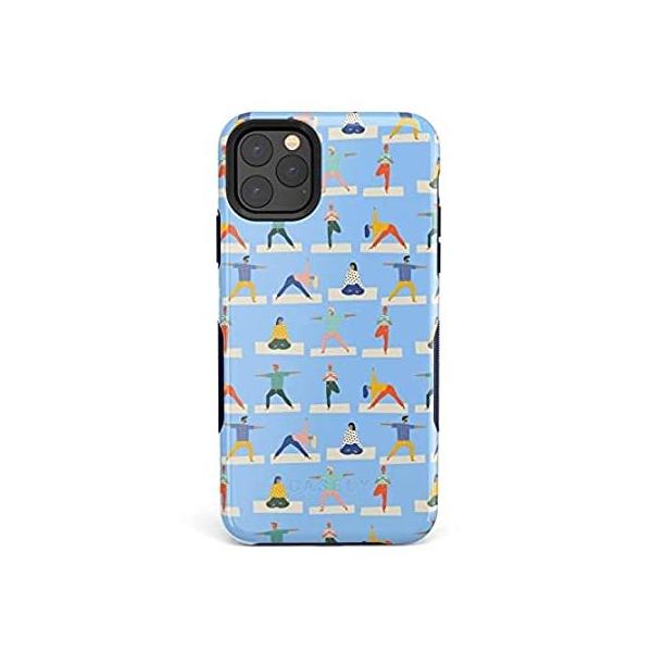 Casely iPhone 11 Pro Max �d�b�P�[�X - Go with The Flow ���C�g�u���[ ���K�P�[�X - �g�ѓd�b��360�x�J ���s�A���i