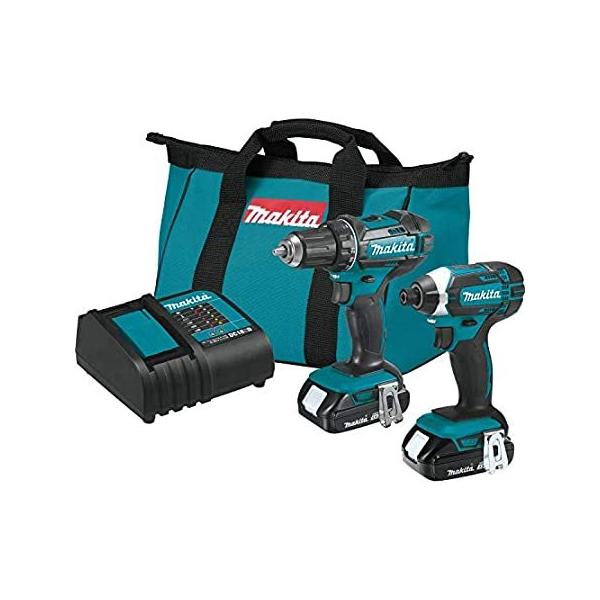 Makita CT225SYX 18V LXT Lithium-Ion Compact Cordless 2-Pc. Combo Kit (1.5Ah