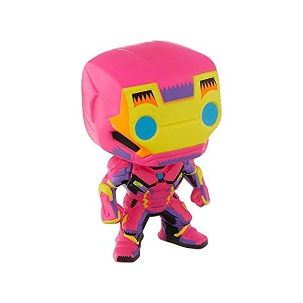 �t�B�M���A Funko 48846 Marvel Black Light Iron Man Collectable Toy, Multicolour
