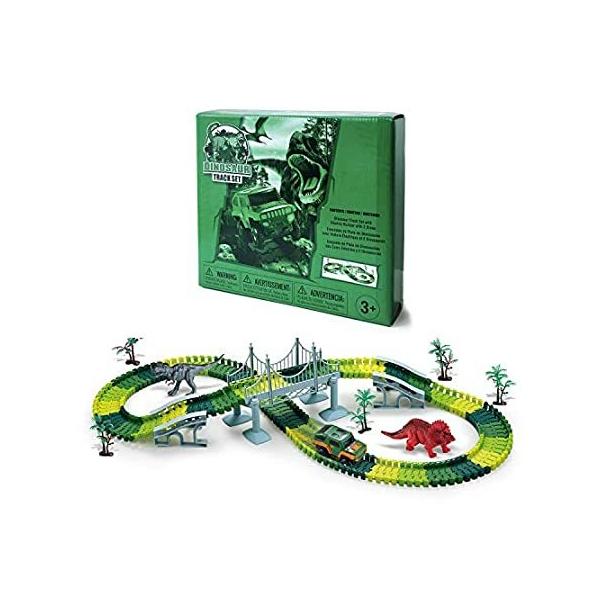 DINOSAUR Flexible Track Set FR2001: 173 total pieces - includes 1 Off-Road  ���s�A���i