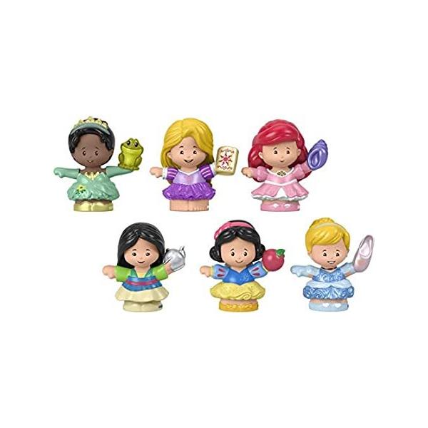 Fisher-Price Disney Princess Gift Set by Little People, 6 Character Figures ���s�A���i