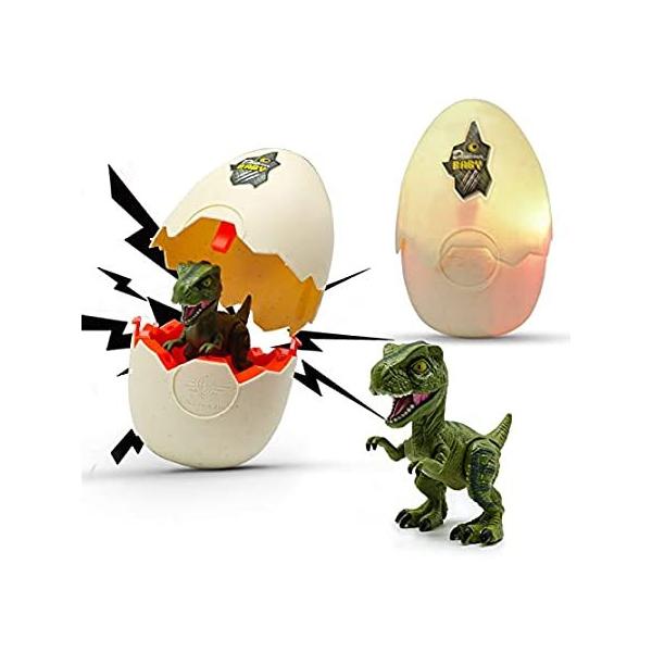 Wekity Hatching Eggs Dinosaur Toys,Dinosaur Eggs Hatch with Realistic Dinos ���s�A���i