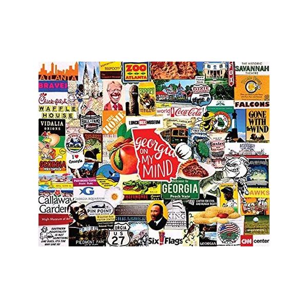 White Mountain Puzzles I Love Georgia - 1000 Piece Jigsaw Puzzle