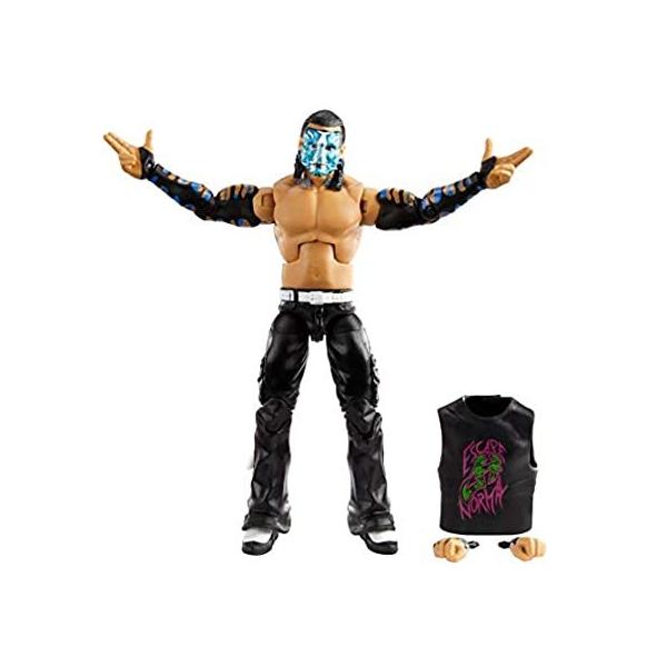 WWE Jeff Hardy Elite Collection Action Figure, 6-in Posable Collectible Gif