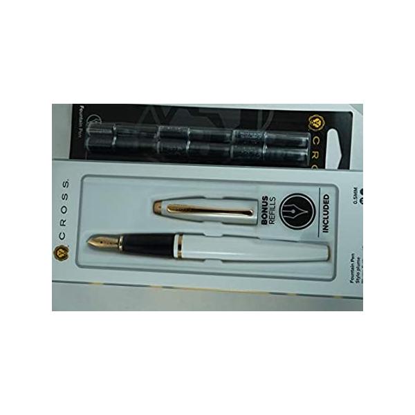 Cross Limited Collection Pearlescent White Lightning Medalist and 23KT Rose