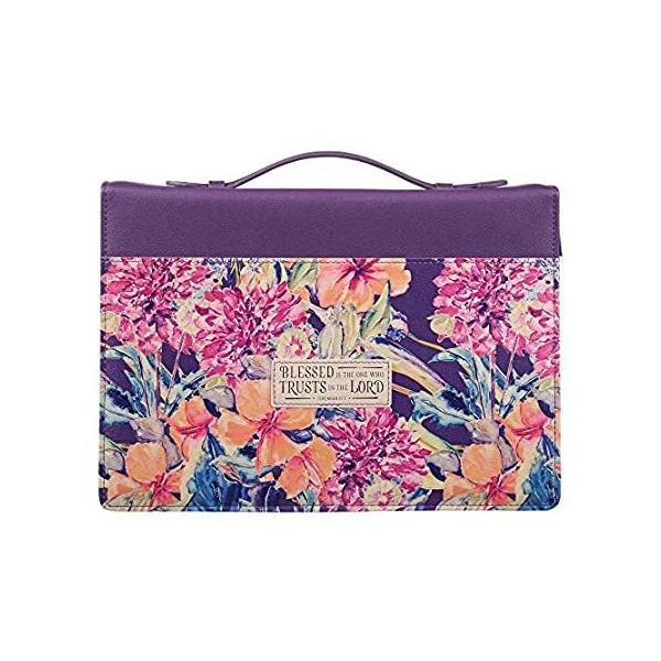 Christian Art Gifts Women's Fashion Bible Cover Blessed is The One Jeremiah