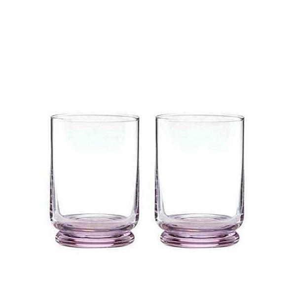 Kate Spade New York Charles Lane Pink blush DOF Set of 2 Whisky Double Old