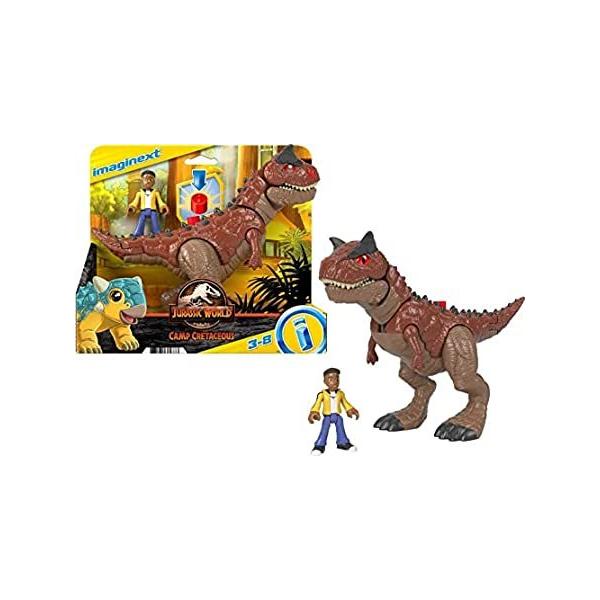 Fisher-Price Imaginext Jurassic World Camp Cretaceous Carnotaurus Dinosaur  sAi