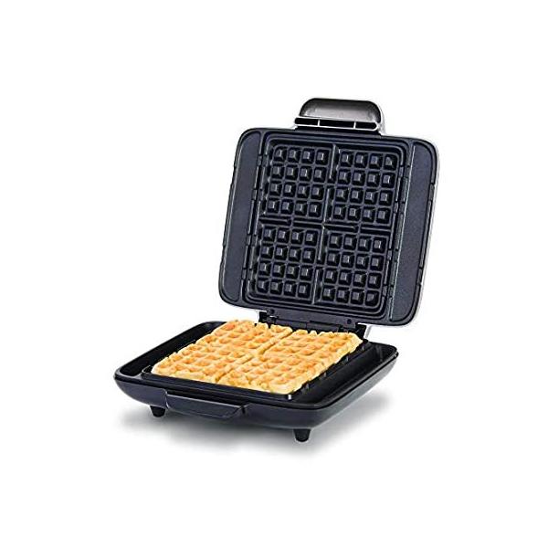Dash Deluxe No-Drip Belgian Waffle Iron Maker Machine 1200W + Hash Browns,