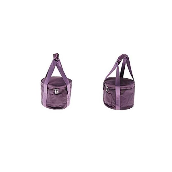 Jili Online 2x Oxford Cloth Carrier Case Bag for Crystal Singing Bowl Stora