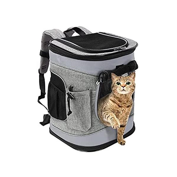 Pet Carrier Backpack for Small Dogs Cats Puppies | Two-Sided Entry, Ventila sAi