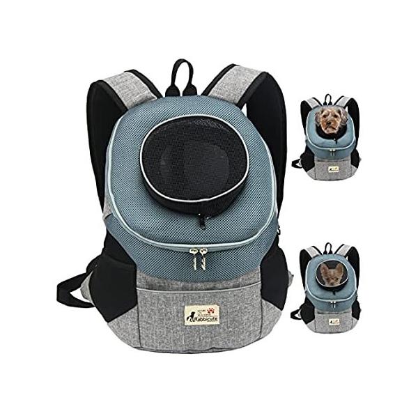 RABBICUTE Pet Dog Carrier Backpack Adjustable Breathable Front Pack Head Ou sAi