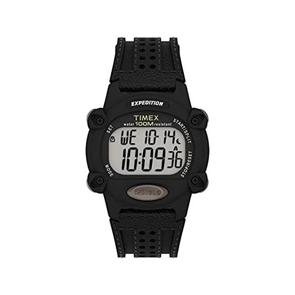 rv Timex Men's Expedition Digital CAT 39mm Watch &amp;#x2013; Black Case with Black Fabri sAi