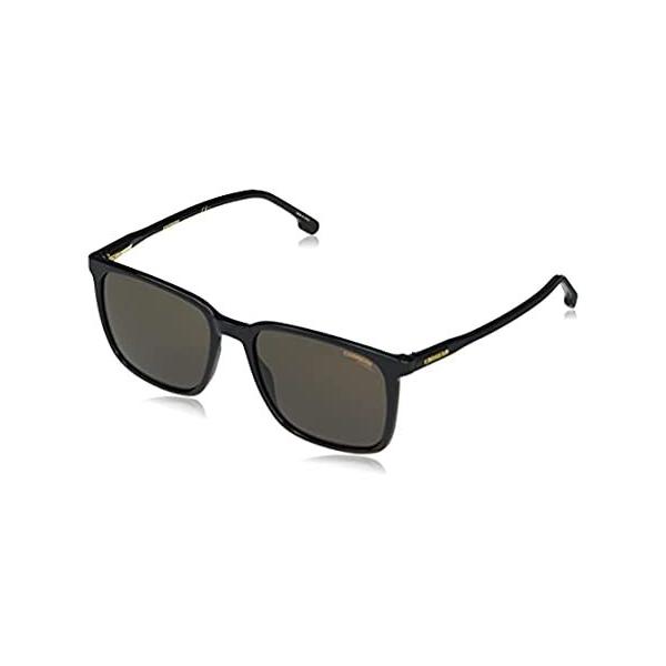 �T���O���X Carrera Men's 259/S Rectangular Sunglasses, Black/Brown, 55mm, 18mm
