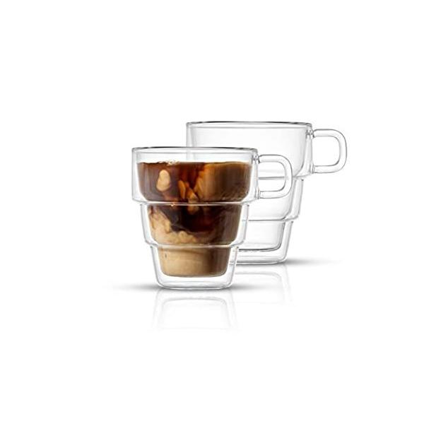 JoyJolt Pila Double Wall Insulated Coffee Mugs &amp;#x2013; 10 oz Double Walled Insula sAi