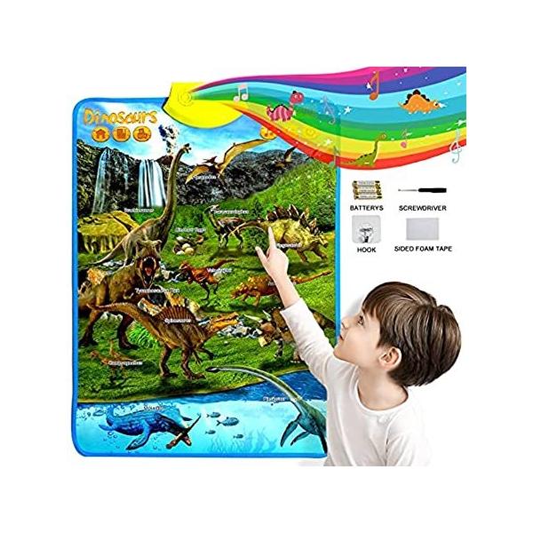 Paloura Dinosaur Poster - Electronic Interactive Educational Talking Poster sAi