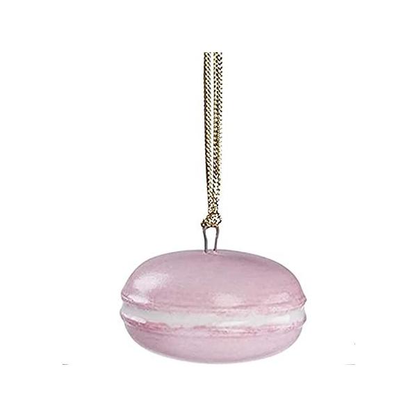 XMAS Lenox Christmas Ornament Macaroon Cookie Mini Porcelain Ornament Pink  ���s�A���i