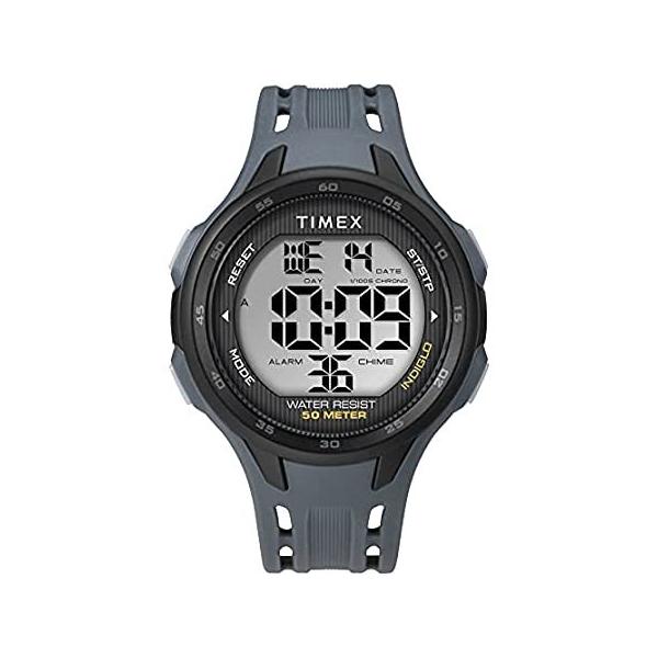 rv Timex Men's DGTL Sport 45mm Quartz Watch with Resin Strap, Blue, 20 (Model: sAi