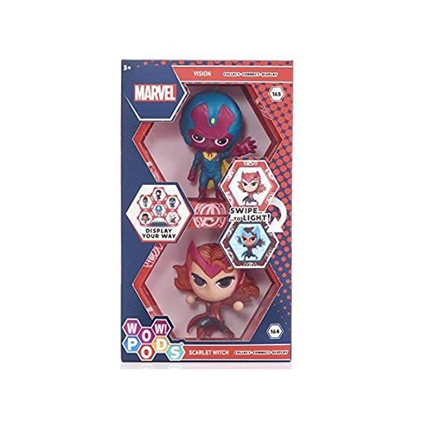 WOW! PODS Avengers Collection - Vision and Scarlet Witch | Superhero Light- sAi