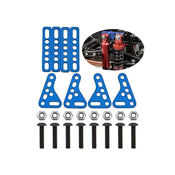 ���W�R���p�[�c 1Set Metal Double Shock Absorbers Bracket Damper Mount Stand Compatible wit ���s�A���i
