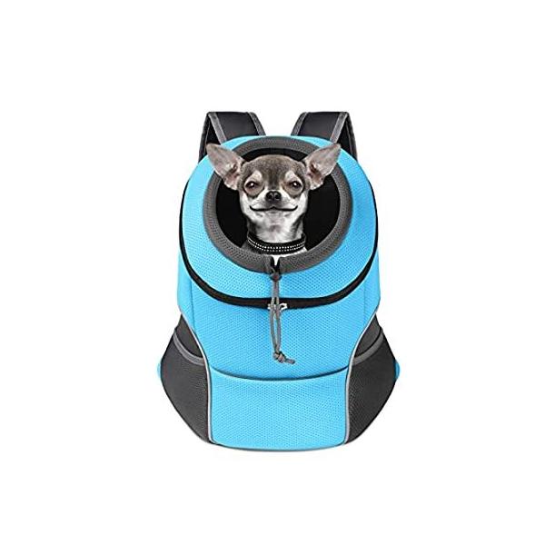 YUDODO Dog Carrier Backpack Reflective Pet Dog Carrier Front Pack Head Out  sAi