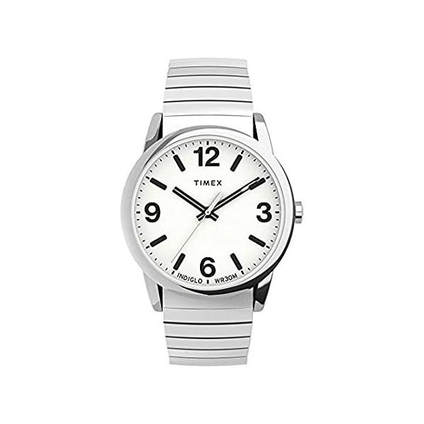 rv Timex Men's Easy Reader Bold 38mm Perfect Fit Quartz Stainless Steel Strap, sAi