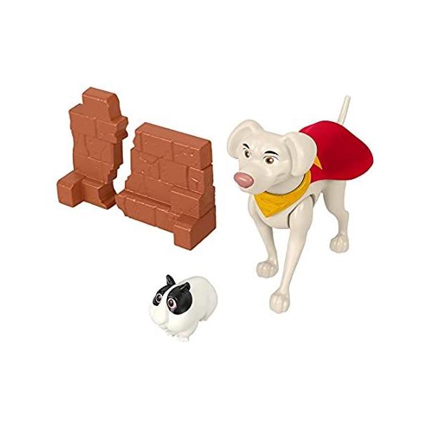 Fisher-Price DC League of Super-Pets Hero Punch Krypto, figure set with dog sAi