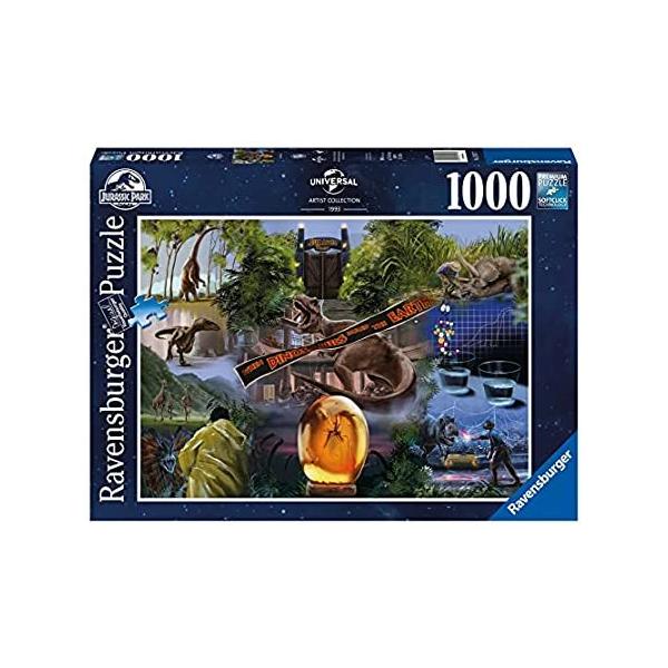 Ravensburger Jurassic Park Movie Poster 1000 Piece Jigsaw Puzzle for Adults ���s�A���i