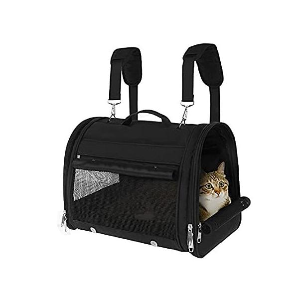 Lovvento Cat Carrier,Dog Carriers for Small Dogs,Folding Fabric Pet Carrier sAi
