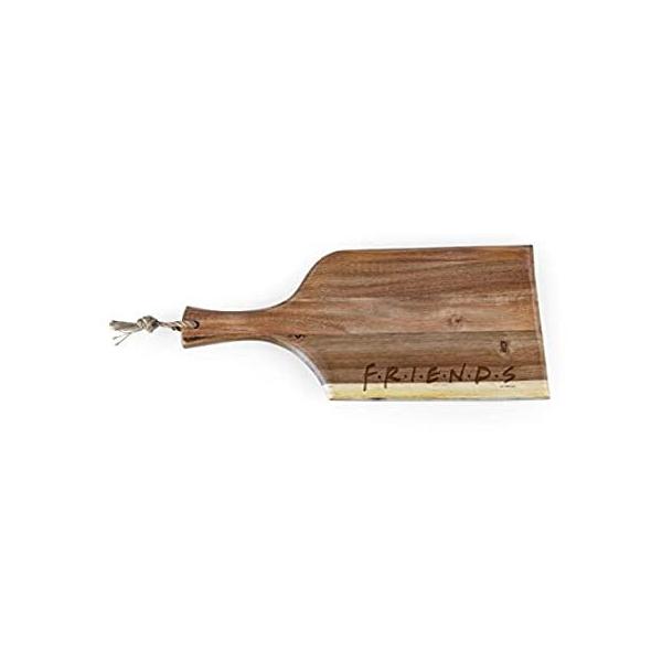 Friends Artisan 18" Acacia Charcuterie Board with Raw Wood Edge - Cheese Bo ���s�A���i