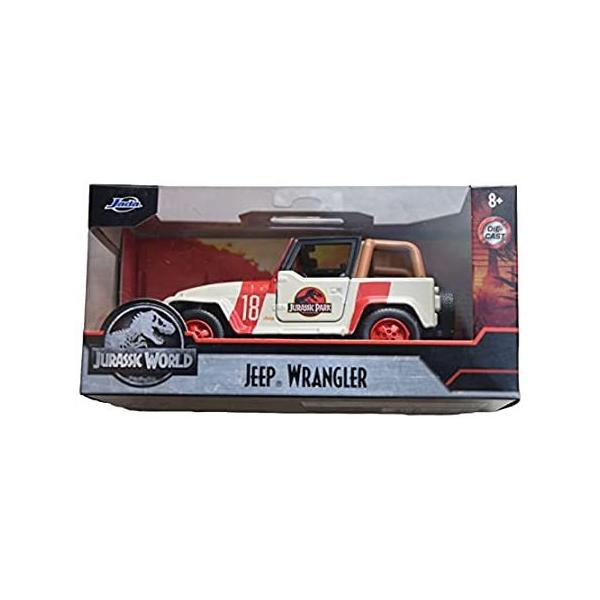 Jada Jurassic World Jeeps Wrangler - 1:32�X�P�[�� ���s�A���i
