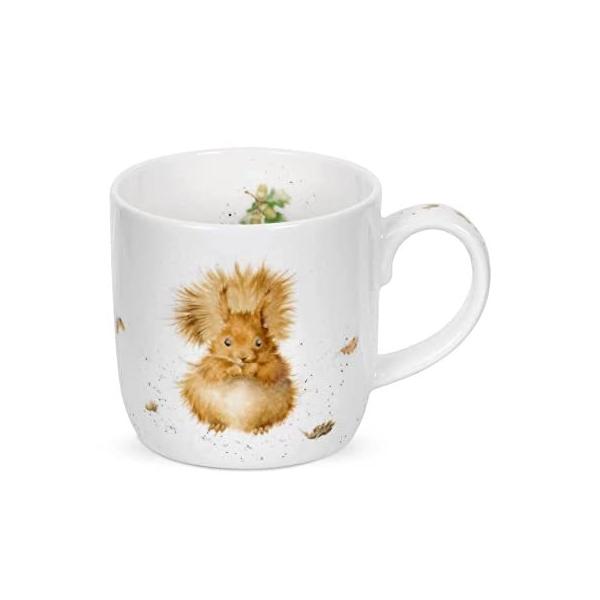 Worcester Wrendale Designs 14 Ounce Fine Bone China Mug- Treetop Redhead,  ���s�A���i