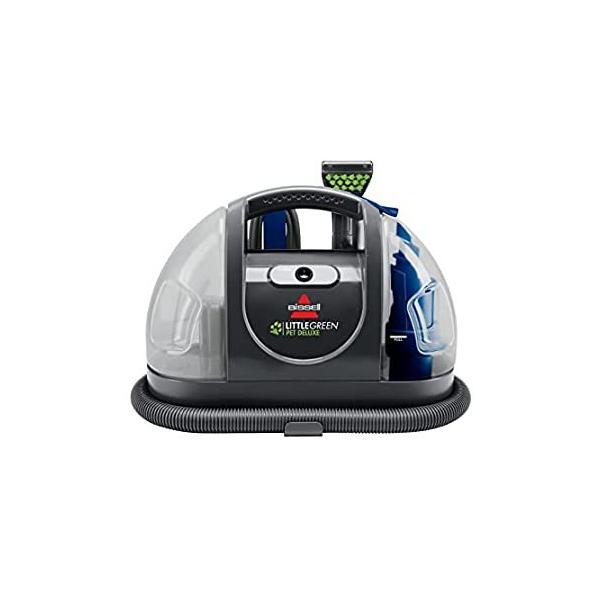 BISSELL Little Green Pet Deluxe Portable Carpet Cleaner, 3353, Gray/Blue sAi