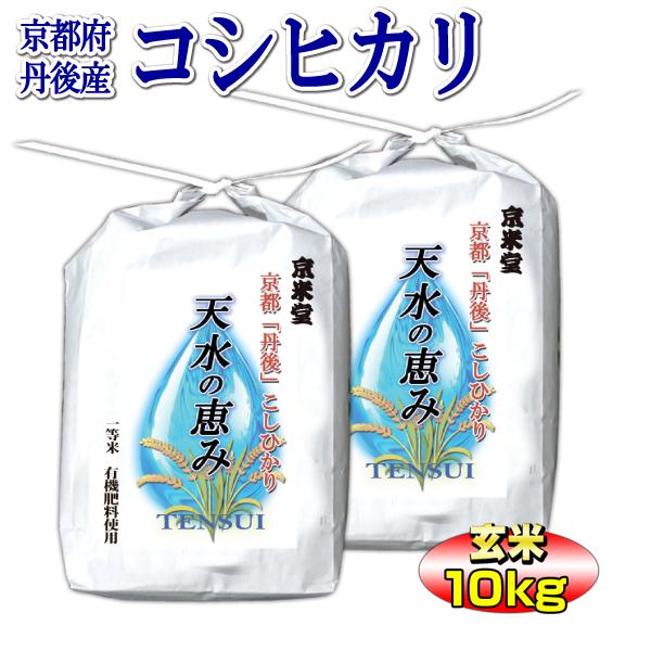 こしひかり　米　お米　玄米　10kg コシヒカリ コシヒカリ お米 玄米 10kg こしひかり 京都米 丹後産 天水の