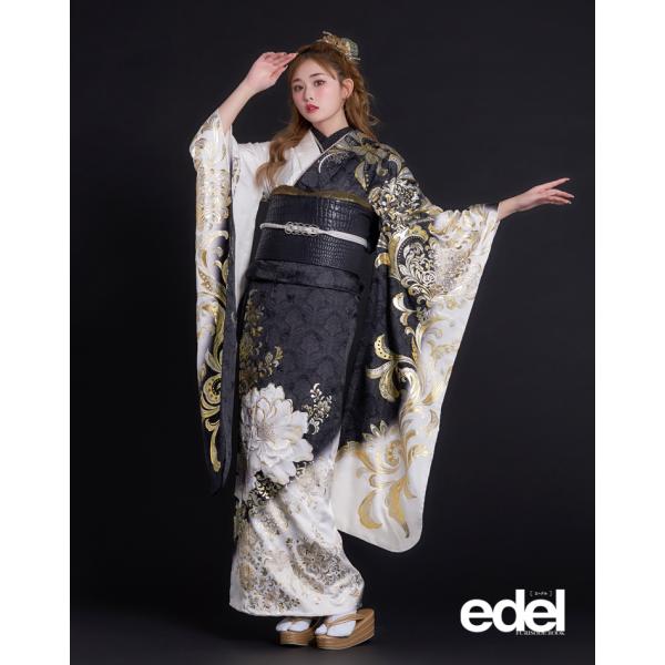 振袖レンタル 成人式 フルセット セミオーダー 振袖 edel×ゆうちゃみ着用 結婚式 結納 卒業式 振袖レンタル 二十歳 72287