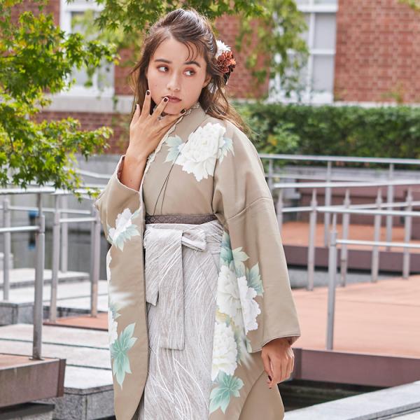 新品 袴単品 卒業式用 はかま 袴のみ はかまのみ イベント モカ ベージュ 野に咲く花 from Hiromi Ichida×スモーキーベージュ | 卒業式袴