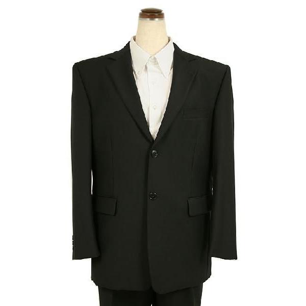 紳士 ブラックフォーマル スーツ シングル メンズ 喪服 礼服 冠婚葬祭 スーツ 結婚式 お葬式 黒　001