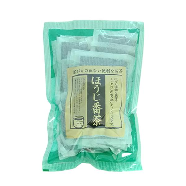 ほうじ番茶（ほうじ京番茶）ほうじ茶粉と番茶をミックスしたティーバッグです。番茶の独特な香りをほうじ茶を混ぜることで飲みやすくしています。日常に飲むものだからこそ、原材料にこだわり「安心・安全」を最優先に開発しました。ずっとそばに置いておきた...