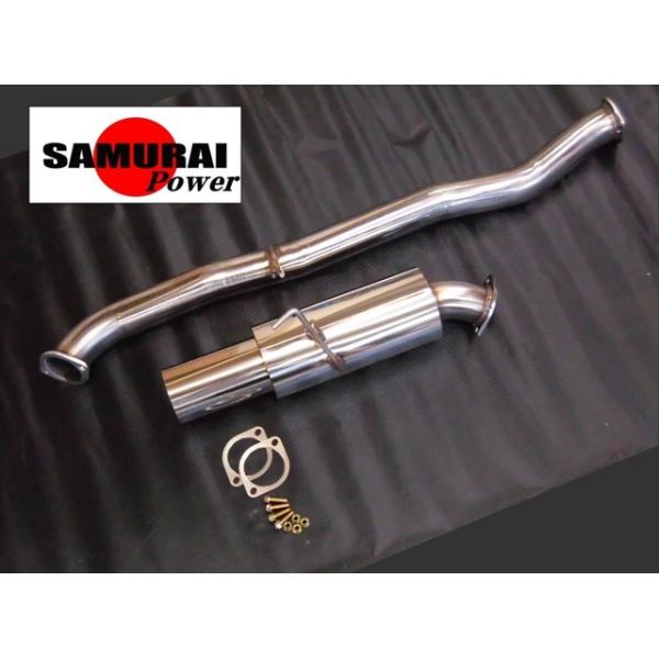 jzx100 サムライパワー　出口ロングタイプ JZX100 ターボ用 砲弾マフラー 出口ロングタイプ！ SAMURAI POWER