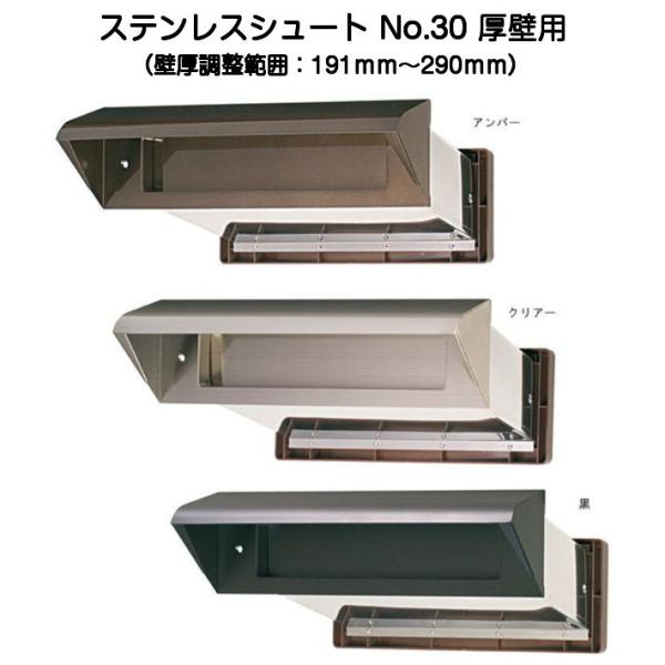 ステンレスシュート No.30 内フタ付気密型（厚壁用：壁厚191ｍｍ〜290ｍｍ）