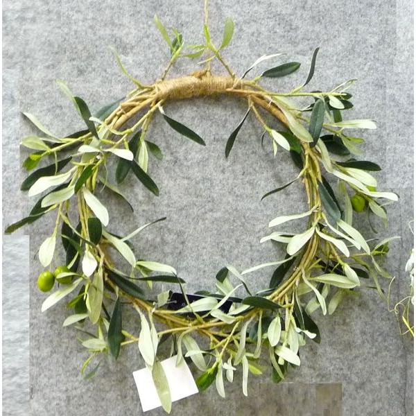 オリーブのナチュラルリース 木と実のナチュラルタイプ Olive Wreath1 京都フラワーサービス 通販 Yahoo ショッピング