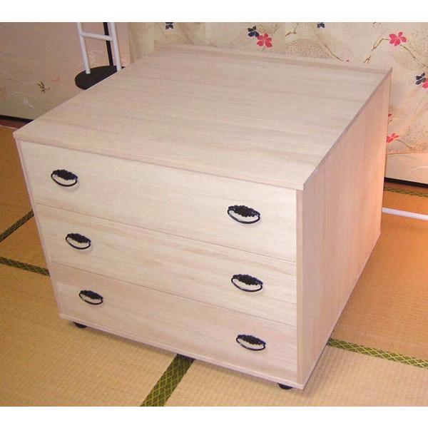 加茂桐箪笥 3段 小物入れ 押し入れ箪笥