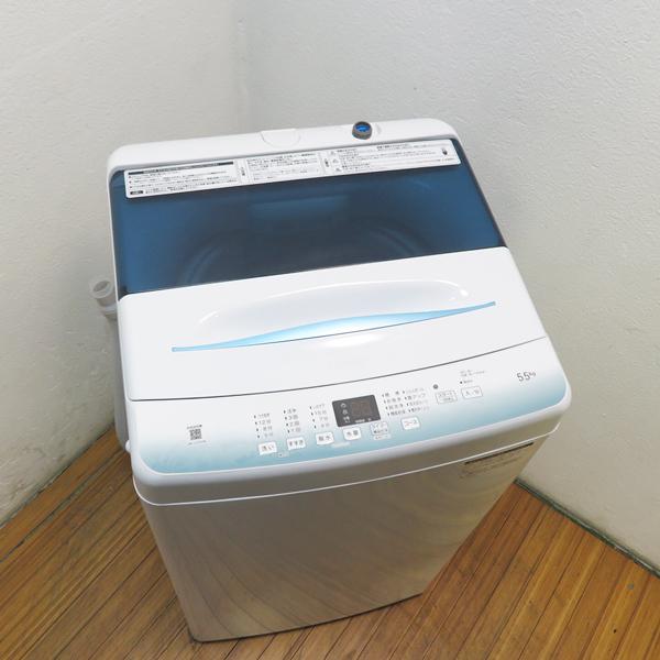 Haier 全自動洗濯機 5.5kg 2021年 JW-U55HKHaier 中古 良品 一人暮らし 